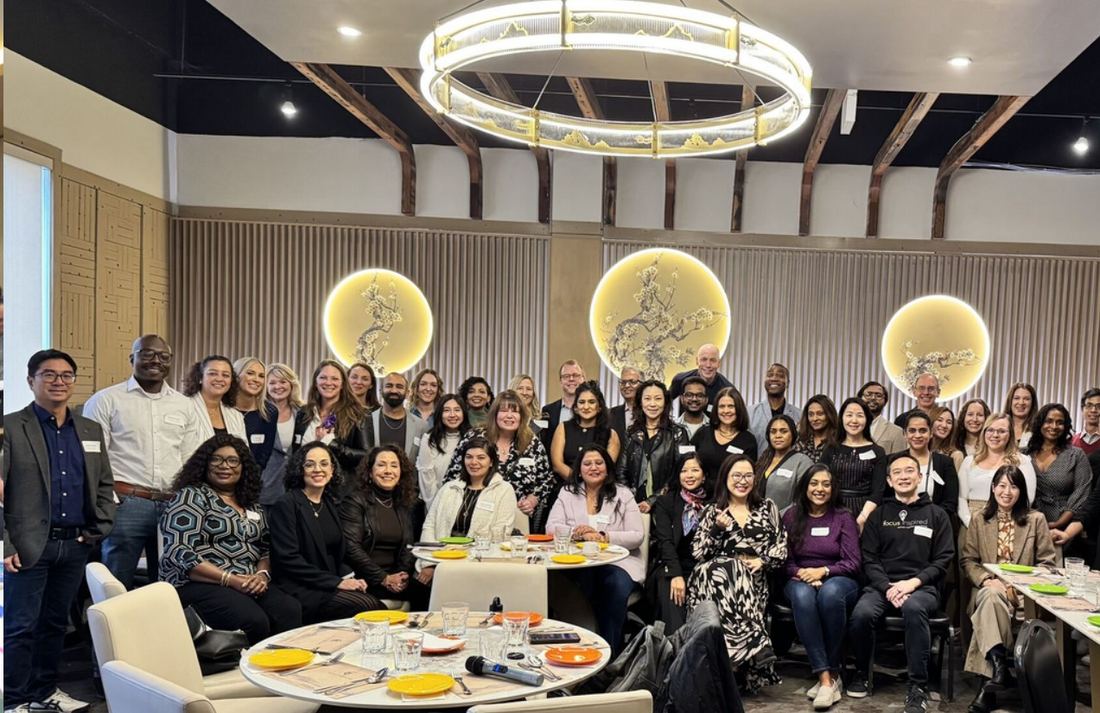 Large group of leaders at an international workshop